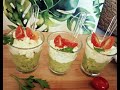 Verrines avocat et fromage feta  vasitos aguacate y queso feta apritif vasitos verrine