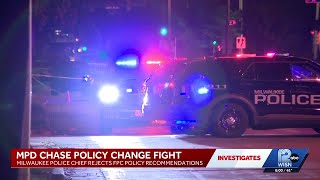 Milwaukee Police Chief Norman rejects reckless driving pursuit changes