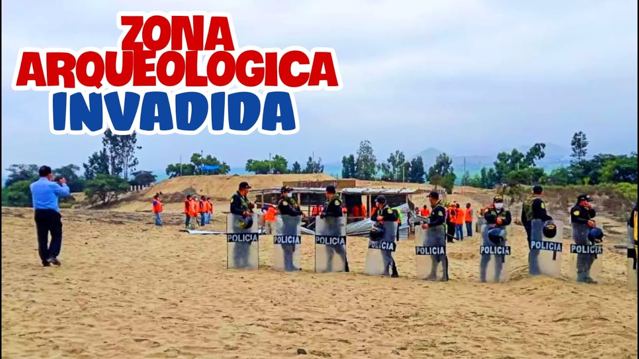 TRAFICANTES DE TERRENOS INVADEN ZONA ARQUEOLOGICA EN ATE