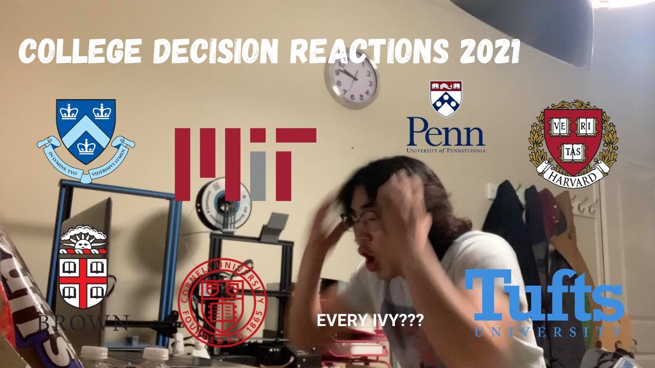 College Decision Reactions 2021!! (GOT INTO EVERY IVY????!!!) YouTube