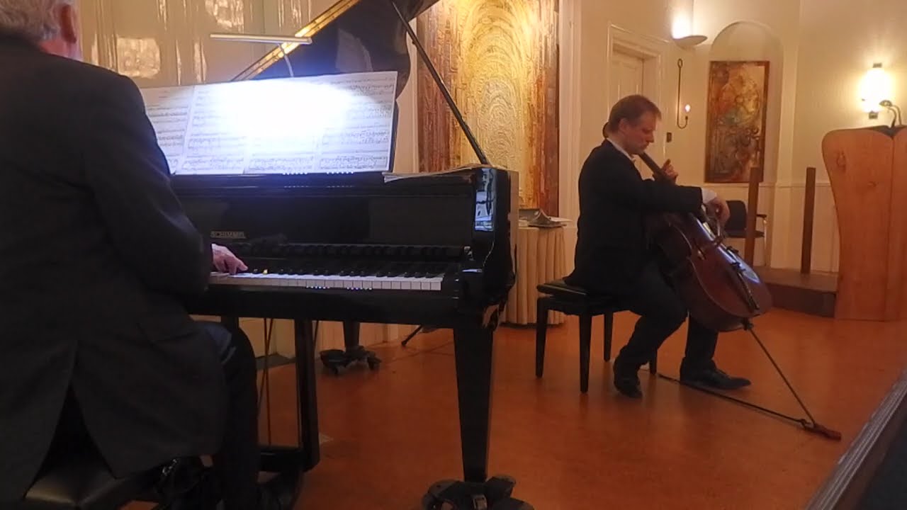 R. Hahn- L' heure exquise R. Hageman- Do not go my love Ephraim, cello Paul de Boer, piano