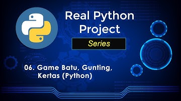 CARA MEMBUAT GAME GUNTING BATU KERTAS #tutorial #python #projects