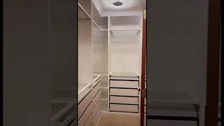 Loving Our Small Master Closet.!! #diy #homeproject #ikea #remodel #ikeapax #closetmakeover #shorts