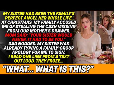 My Sister Stole $9,200 And Framed Me On Christmas — Until I Read Her Text Out Loud