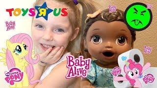 BABY ALIVE TRAINS for LIFE SUCCESS as a BIG GIRL! The Lilly and Mommy Show. TOYTASTIC