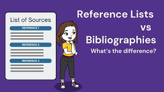 Reference Lists vs Bibliographies