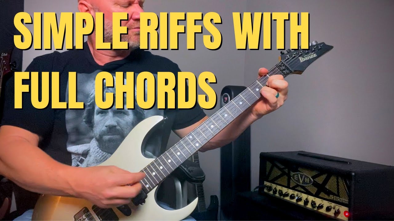 How to Play Heavy Metal Riffs with Regular Chords (2 Progressions