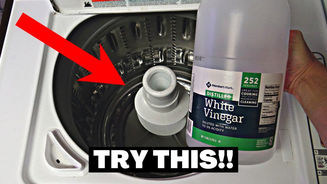 How To Clean A Top Loading Washing Machine With Vinegar And Bleach