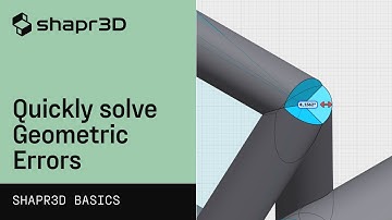 Troubleshooting Geometric Errors: Motorcycle Frame Design, part 5 | Shapr3D Basics