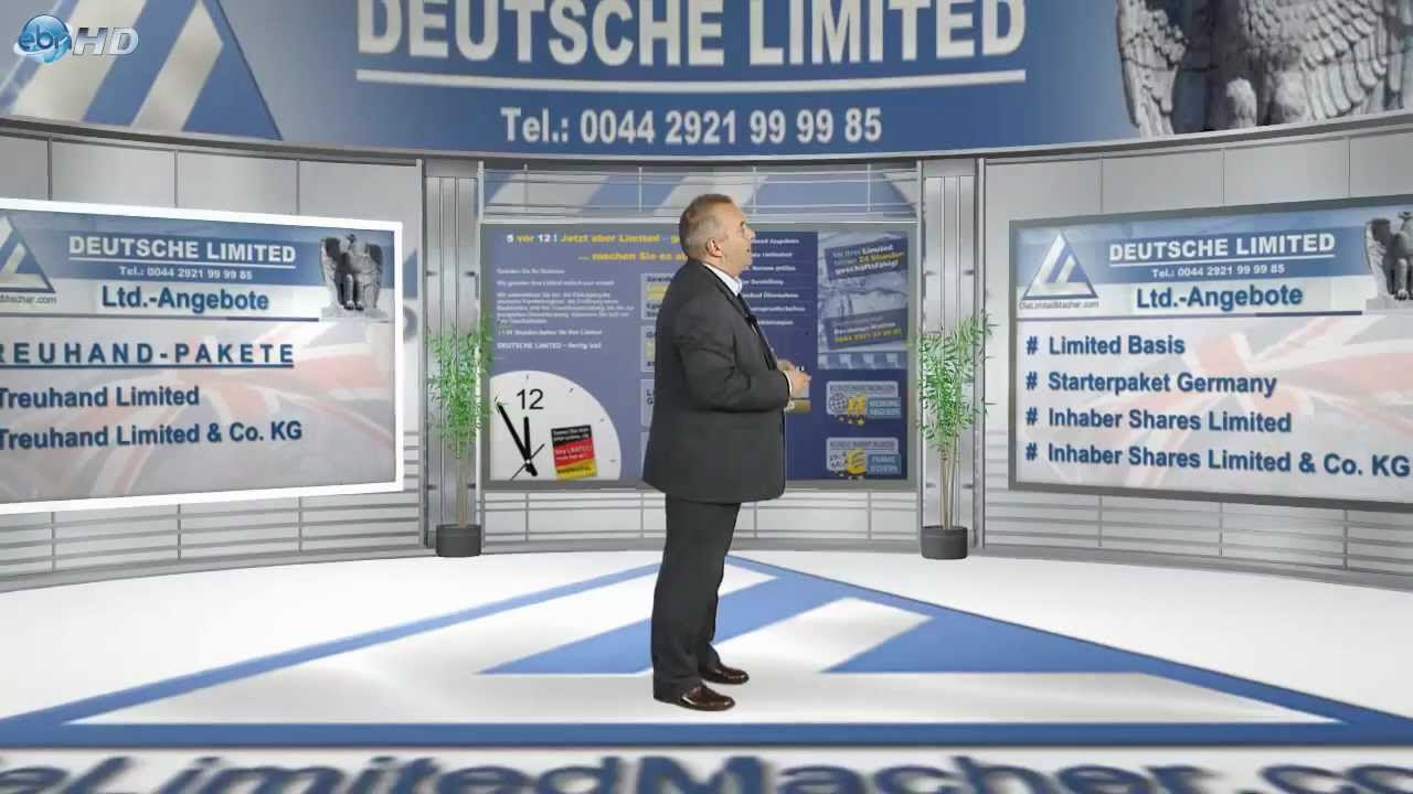 Update Limited Gründung - Firmengründung Ltd., in 24 Stunden geschäftsfähig mit Deutscher Limited
