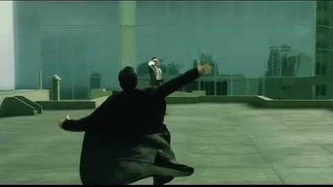 The Matrix 1 Dodge bullets scene