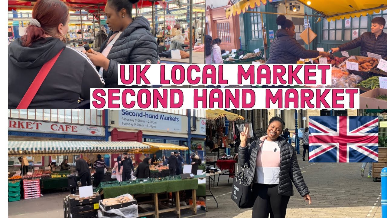 COME SHOP WITH ME AT UK 🇬🇧LOCAL MARKET SECOND HANDS GOODS AFFORDABLE