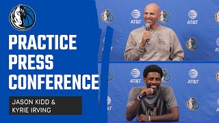 Jason Kidd \& Kyrie Irving Practice Press Conference