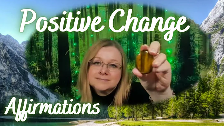 Reiki affirmations for positive change. ASMR citrine crystal healing