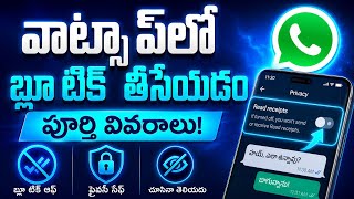 WhatsApp New Privacy Trick 🤯 2026 | Full Telugu Guide#WhatsApp #BlueTick #PrivacySettings#TeluguTech