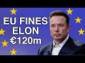 EU Fines X €120 million