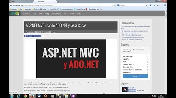 ASP.NET MVC 3 Capas sin Entity Framework