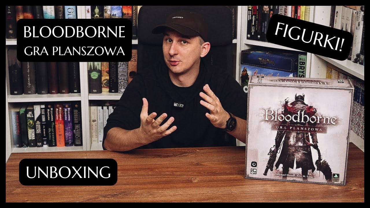 Bloodborne gra planszowa - unboxing, czyli co znajdziemy w pudełku z grą