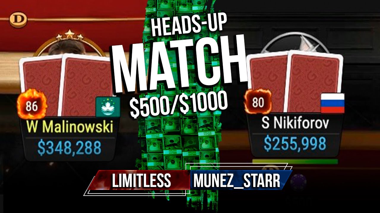 High Stakes Poker Cash Game $500/$1000 limitless 🆚 MunEZ_StaRR HU Match 01s