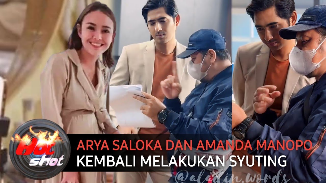 Arya saloka dan Amanda manopo kembali jalani syuting bersama jadi Bintang Iklan