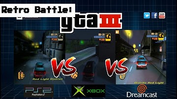 GTA 3 Dreamcast vs PS2 Vs Xbox (REAL HARDWARE)