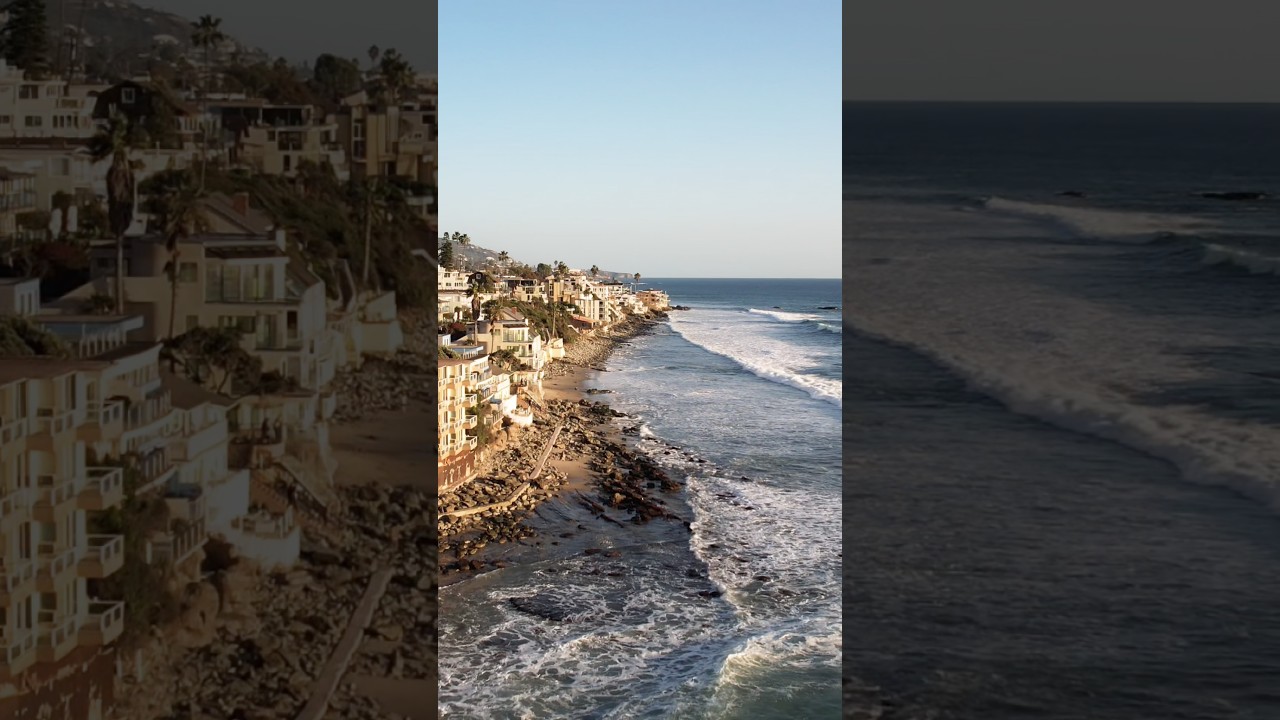 Fly Over Eroded Laguna Beach With Me