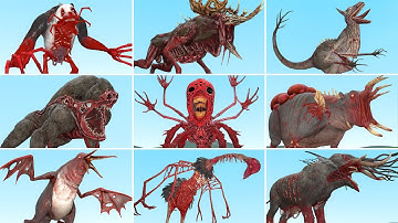 NORMAL VS PARASITED ANIMALS ZOOCHOSIS FAMILY in Garry