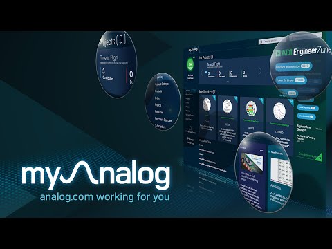myAnalog: Your Personalized Access to Full Analog.com Experience