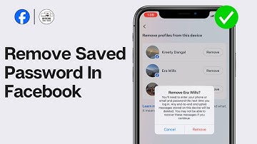 How To Remove Saved Password In Facebook 2024 | Remove Facebook Security Login?
