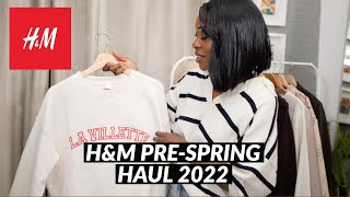 HUGE H&amp;M transitional pre Spring Try on Haul 2022