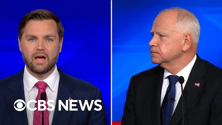Tim Walz, JD Vance debate on immigration