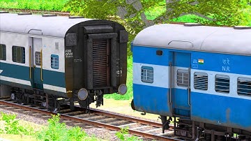ICF BLUE COUPLING ICF JANSHATABDI | BUMPY RAILROAD | RAILWORKS  | TRAIN SIMULATOR 22 | TRAIN GADI