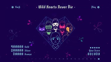 Sayonara Wild Hearts Gold Rank Gameplay [PS4] - Wild Hearts Never Die (Final Song + End Credits)