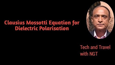 Clausius Mossotti Equation for Dielectric