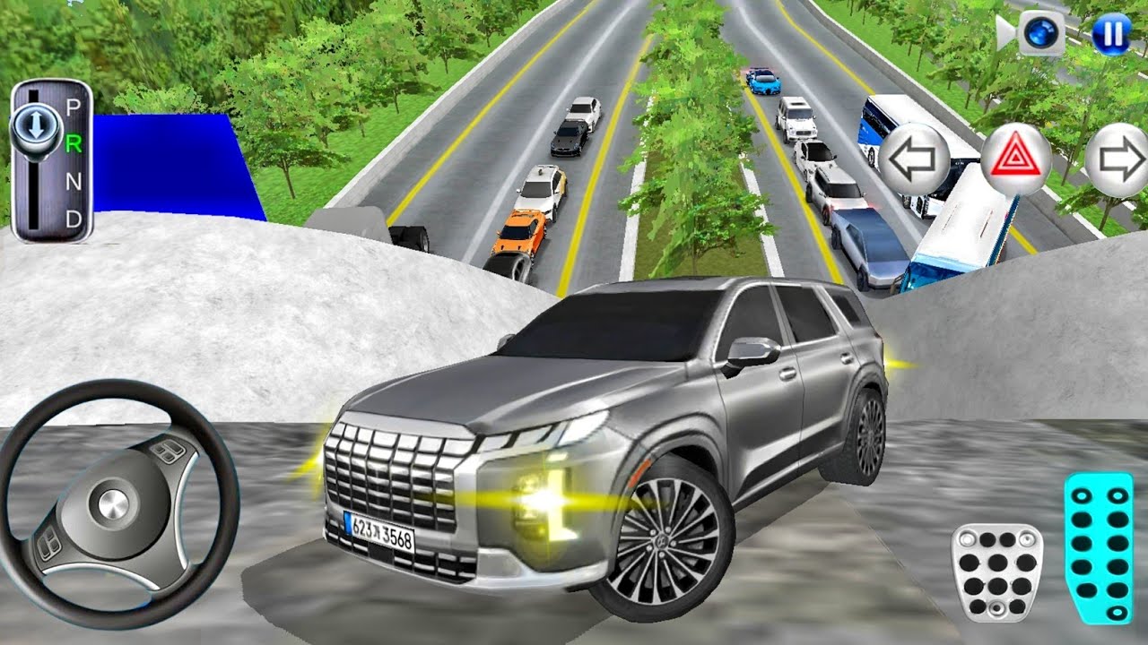 New Highway Tunnel Climbing Hyundai Palisade SUV 3D Driving Class 2026! Android Gameplay