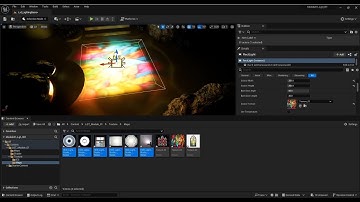 04 Rect Light(Area Light) Settings in Unreal Engine