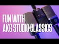 Akg studio classic microphones comparison of the akg c214 c314  c414 xls