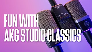 AKG studio classic microphones — Comparison of the AKG C214, C314, & C414 XLS