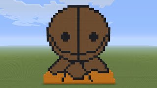 Minecraft Pixel Art Tutorial - Trick R Treat Sam