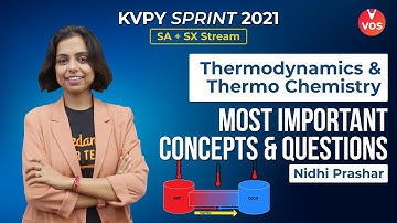 THERMODYNAMICS | KVPY Chemistry | SA + SX Stream | Class 11 & 12 | KVPY Preparation | Nidhi Mam |VOS