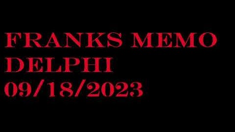 Franks Memo Delphi