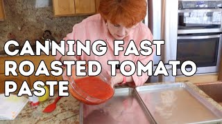 Canning Fast Roasted Tomato Paste