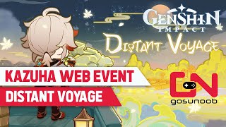 Distant Voyage NEW Kazuha Web Event Genshin Impact Guide
