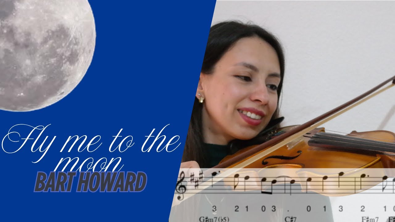 Fly Me To The Moon - Violín Partitura + Digitación
