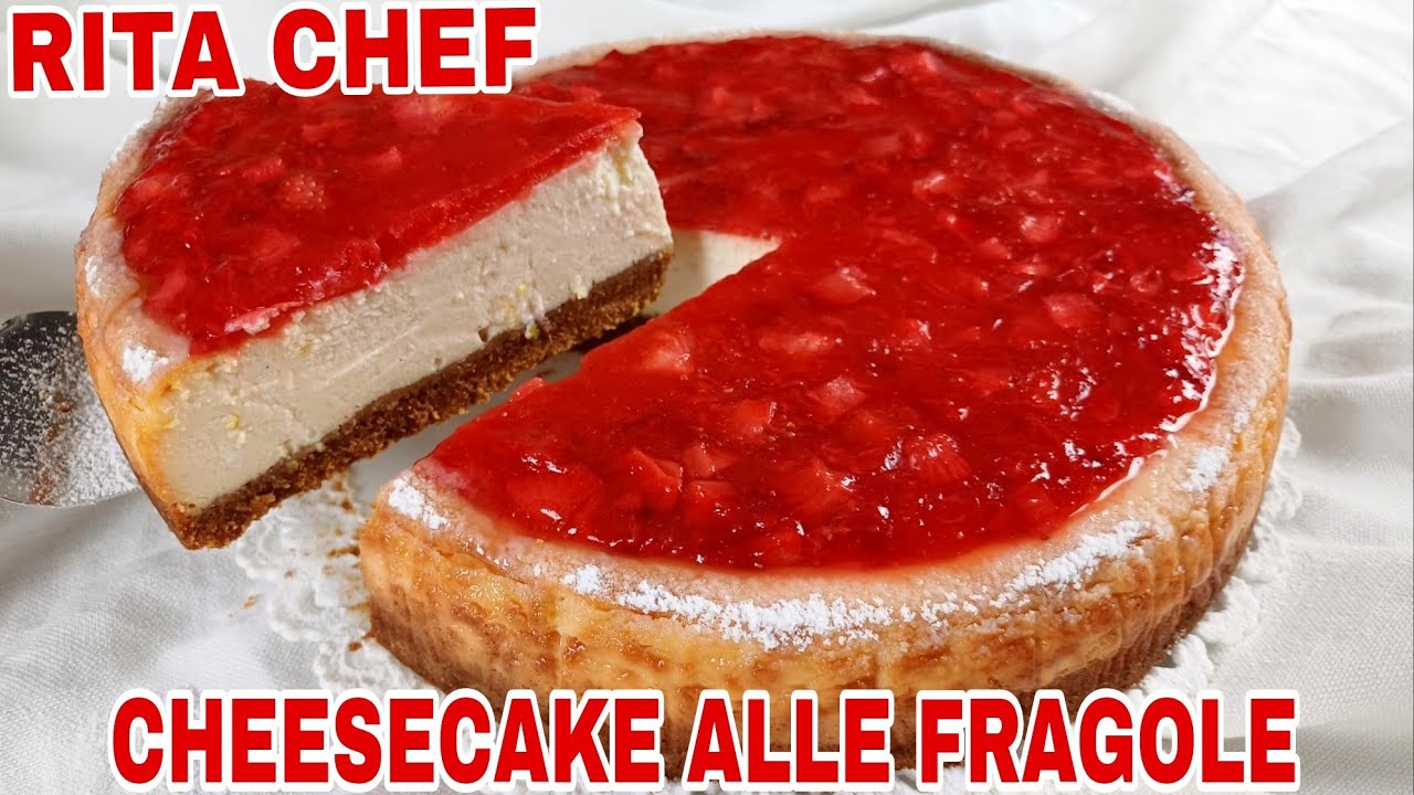 ЗАПЕЧЕННЫЙ КЛУБНИЧНЫЙ ЧИЗКЕЙК🍓РИТА ШЕФ-ПОВАР | BAKED STRAWBERRY CHEESECAKE.