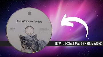 How to install Mac OSX From a Disk