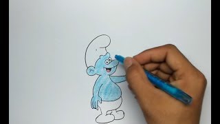 How To Draw Smurf Step By Step