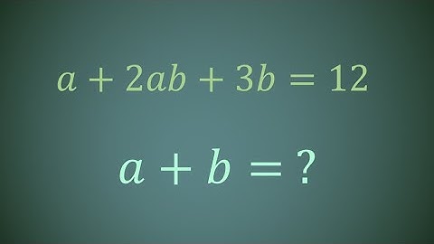 Improve your problem solving | Equation | 2023 2022 Preparation AMC 8 10  BMO UKMT Junior AIME | ||