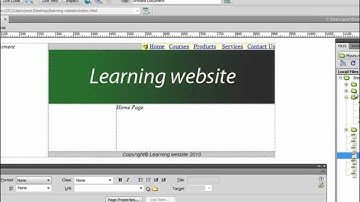 dreamweaver tutorial 8