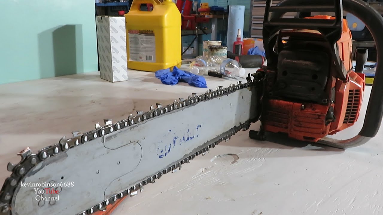 How to Install a Chainsaw Chain YouTube